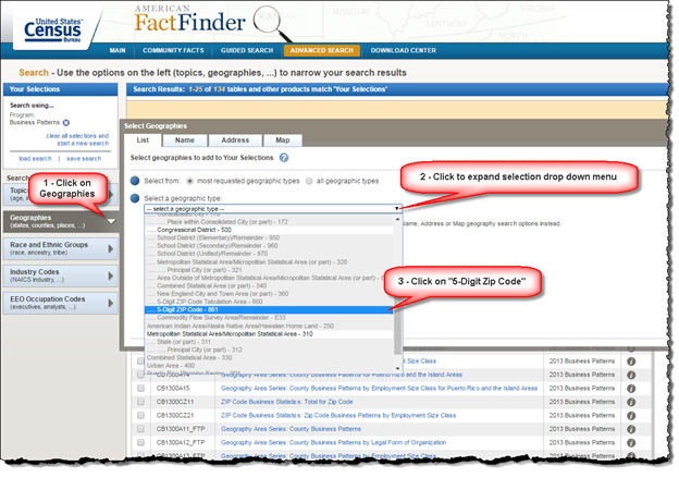 Census Bureau sscreenshot
